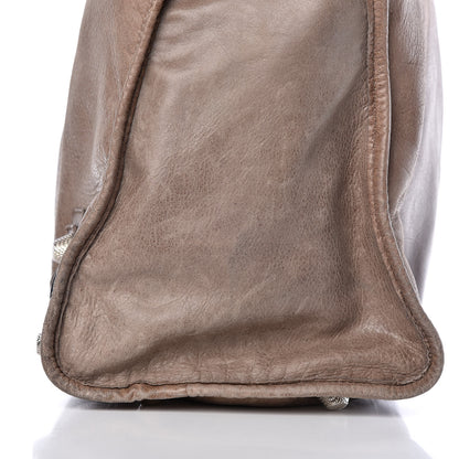 Balenciaga Agneau Giant 21 Silver Hardware Weekender Noix 12 of 15