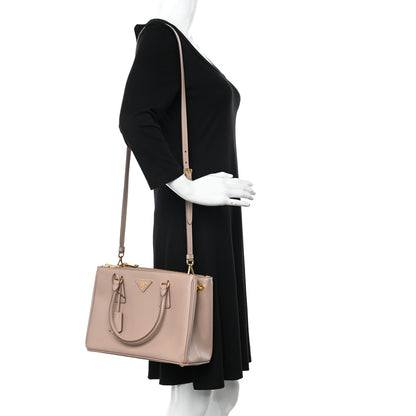 Prada Saffiano Lux Small Galleria Double Zip Tote Cipria 2 of 9