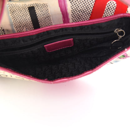Christian Dior Canvas Filth Saddle Bag Multicolor 5 of 15