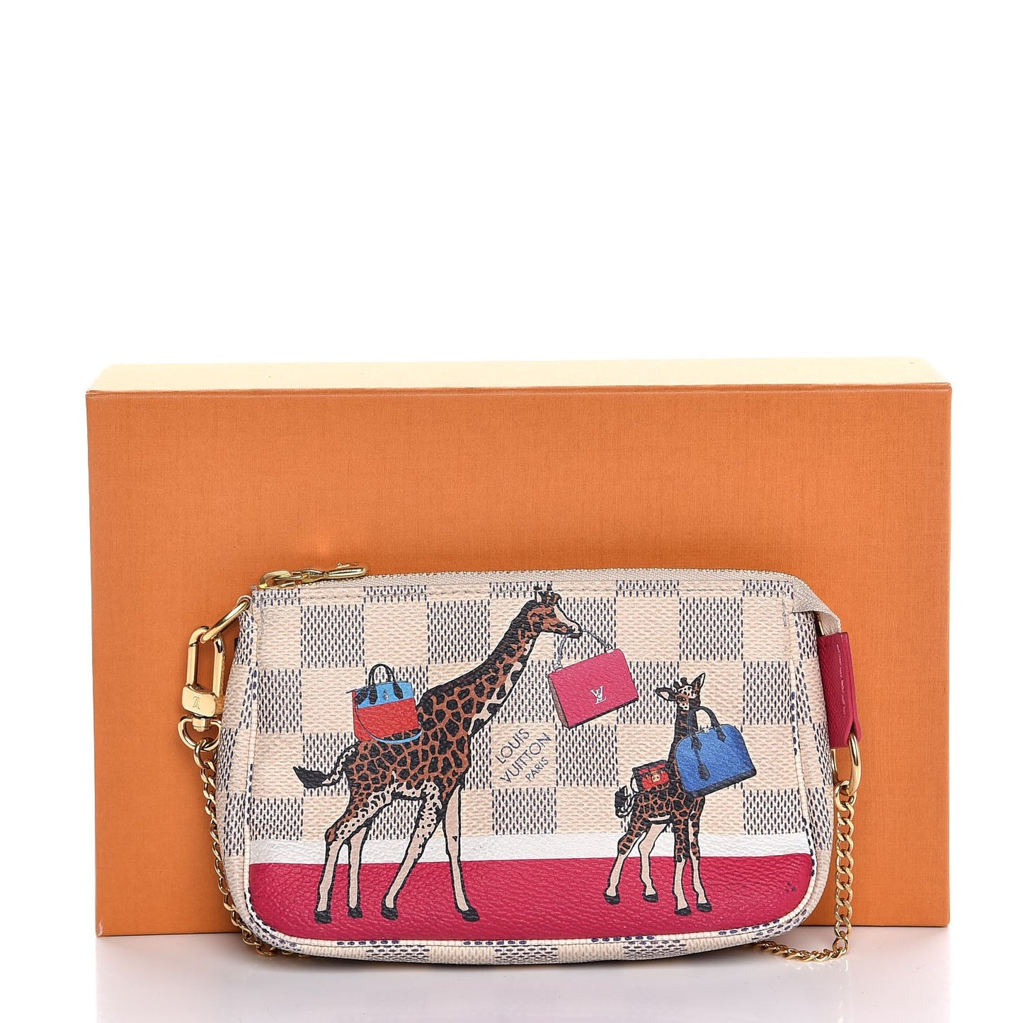 Damier Azur 2017 Christmas Animation Mini Pochette Accessories