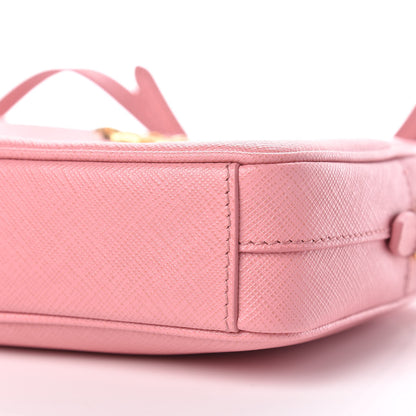Prada Saffiano Lux Small Camera Crossbody Bag Petalo 6 of 9
