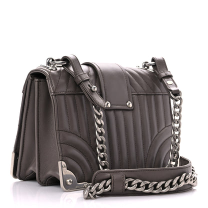 Prada Soft Calfskin Impunture Diagramme Cahier Bag Bambu 3 of 15