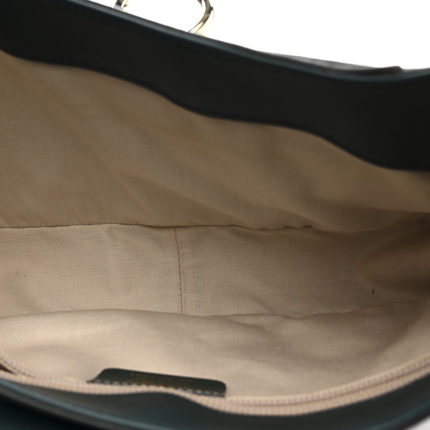Calfskin Small Fanisa Gancini Hobo Green