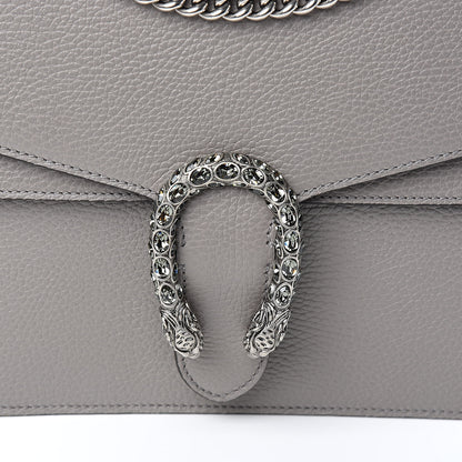 Gucci Dollar Calfskin Crystal Medium Dionysus Shoulder Bag Dusty Grey Black Diamond 10 of 10