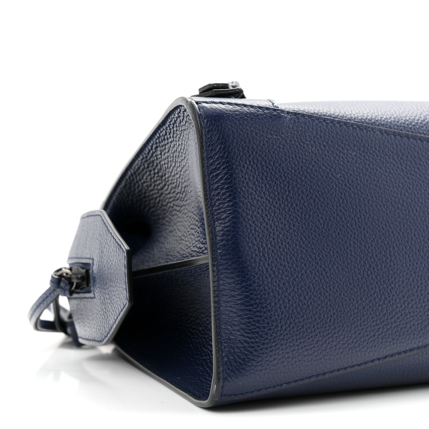 Grained Calfskin Neo Classic Black Hardware S City Navy