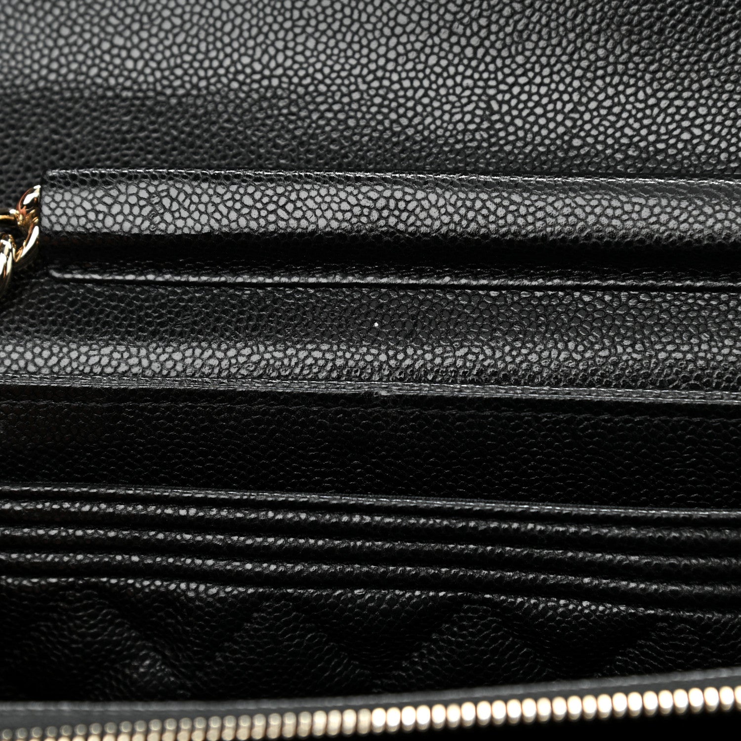 Chanel Caviar Quilted Boy Phone Holder Wallet On Chain Black 12 of 14