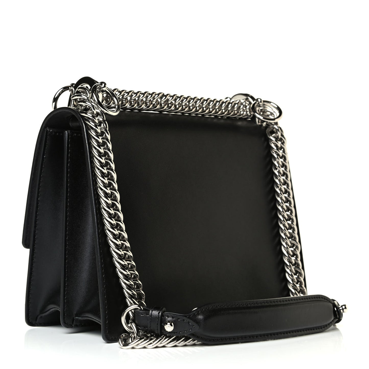 Vitello Liberty Studded Small Kan I Shoulder Bag Black Multicolor