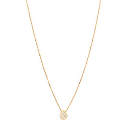Boucheron 18K Yellow Gold Diamond XS Serpent Boheme Necklace 1 of 5