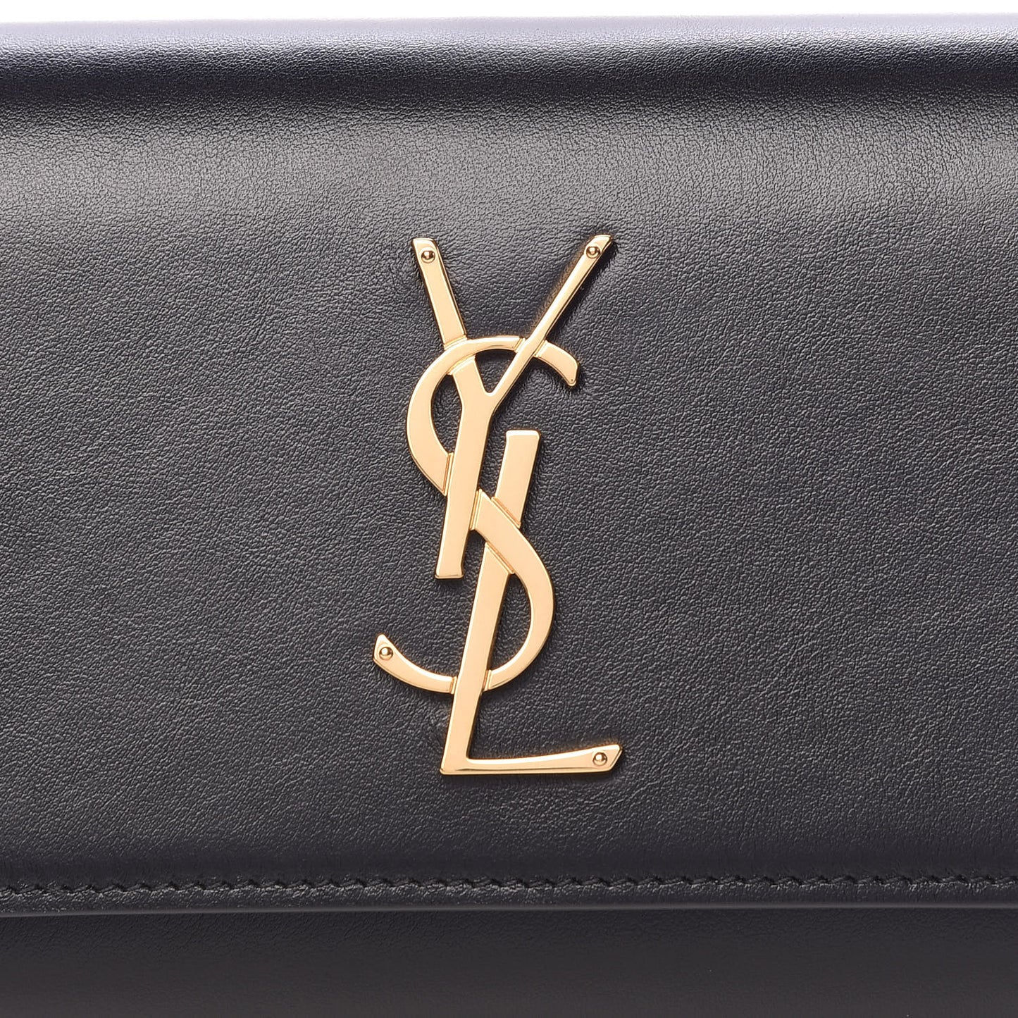 Smooth Calfskin Monogram Kate Belt Bag Black
