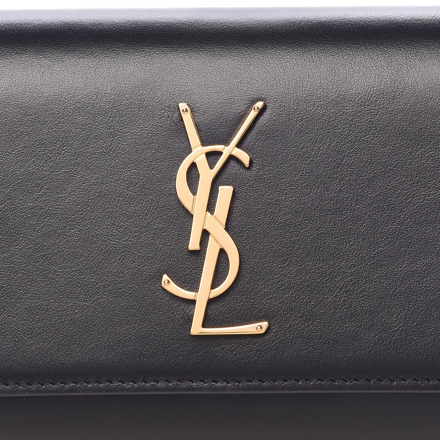 Saint Laurent Smooth Calfskin Monogram Kate Belt Bag Black 9 of 9