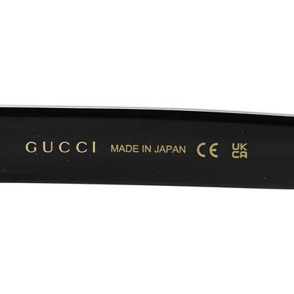 Gucci Acetate Round Sunglasses GG0035S Black 5 of 7