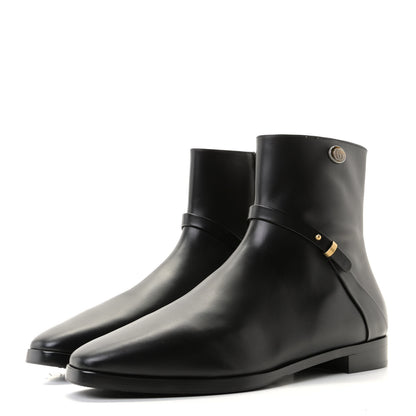 Gucci Calfskin Womens GG Ankle Boots 42 Black 2 of 8