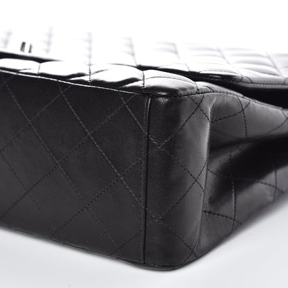 Chanel Lambskin Quilted Maxi Single Flap Black 9 of 15