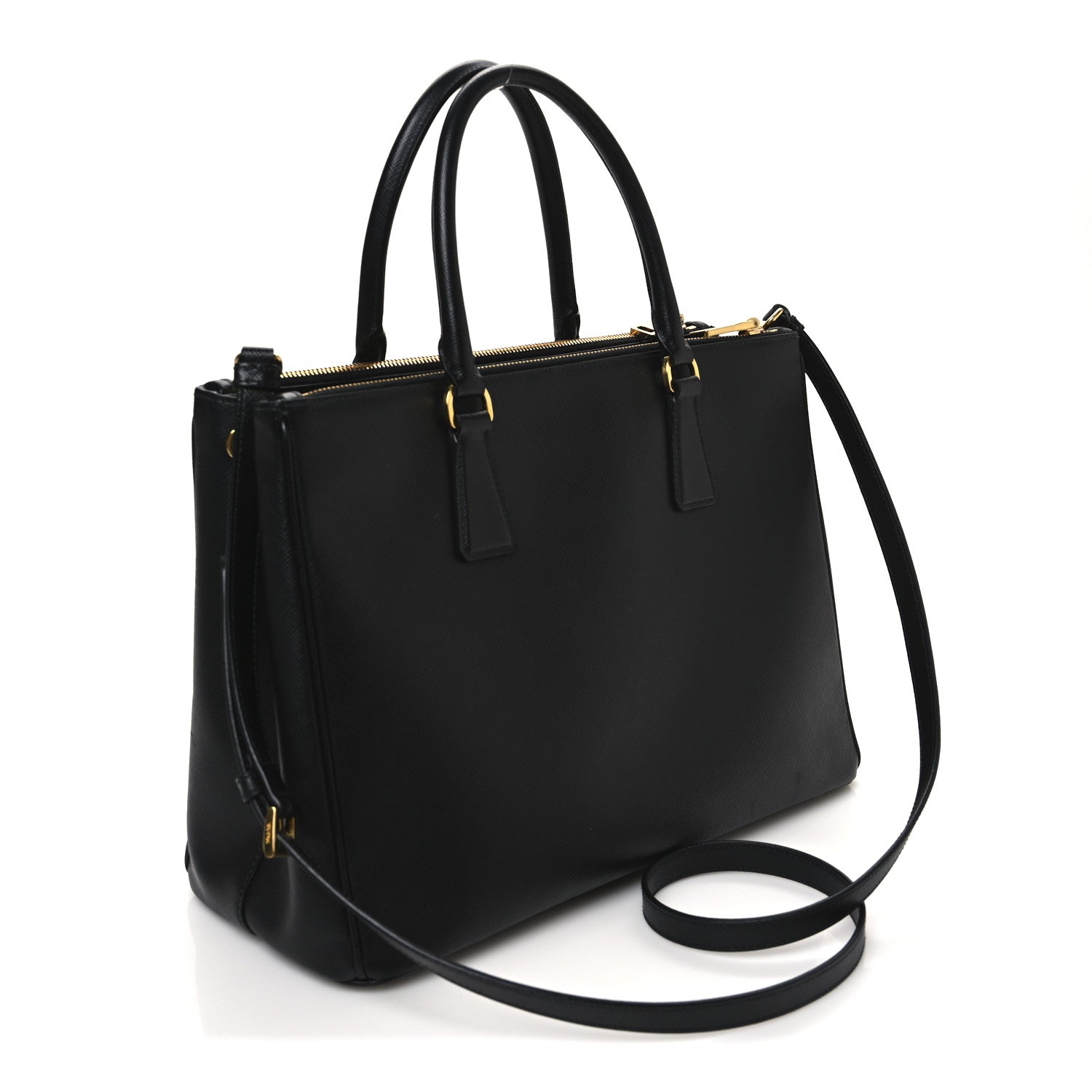 Prada Saffiano Lux Medium Galleria Double Zip Tote Black 3 of 10