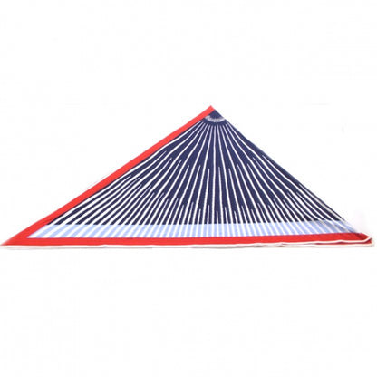 Hermes Silk Jersey La Mediterranee Triangle Scarf 1 of 6