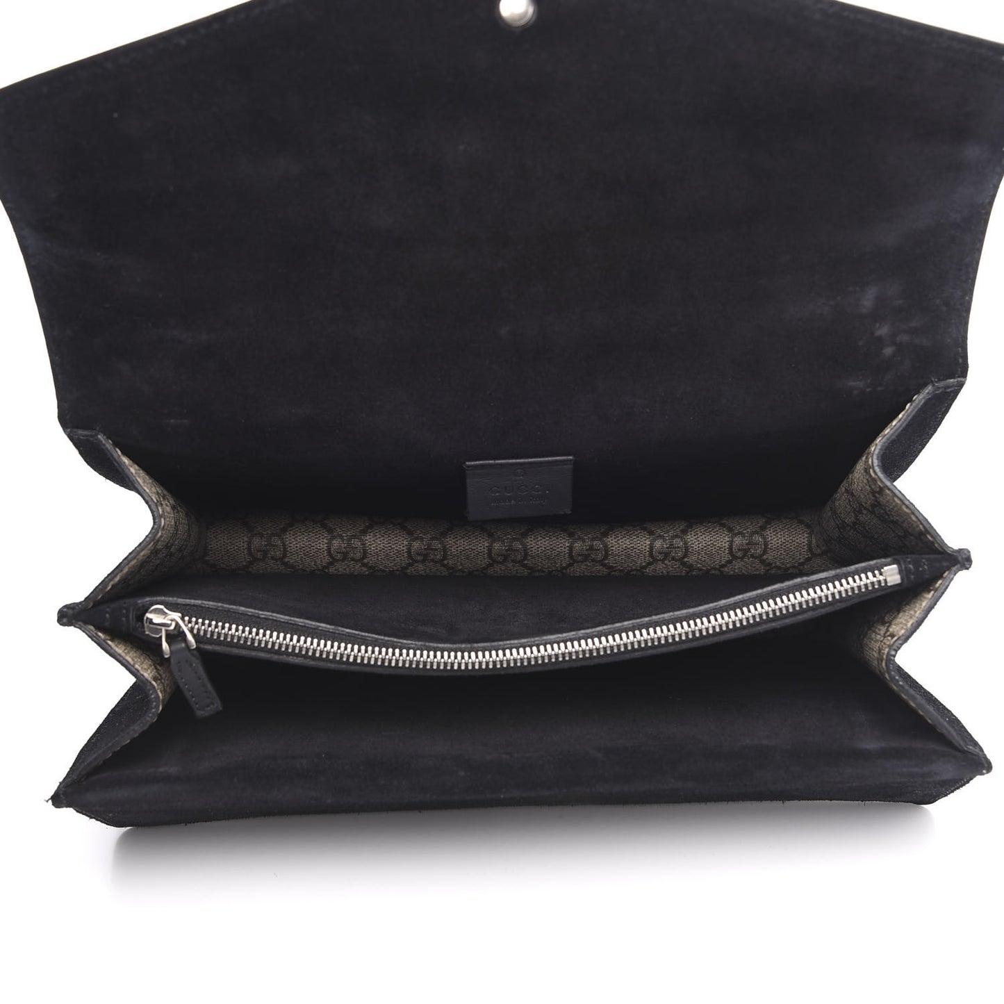 GG Supreme Monogram Small Dionysus Shoulder Bag Black