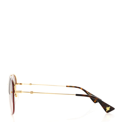 Gucci Aviator Glitter Sunglasses GG0227S Red 3 of 8