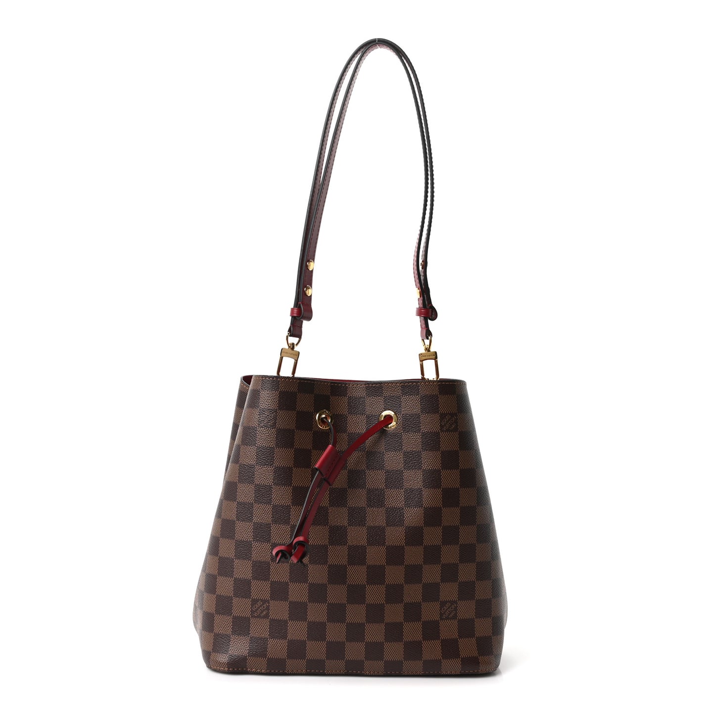 Damier Ebene Neonoe MM  Cherry Berry