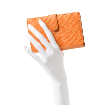 Louis Vuitton Epi French Purse Wallet Mandarin 2 of 10