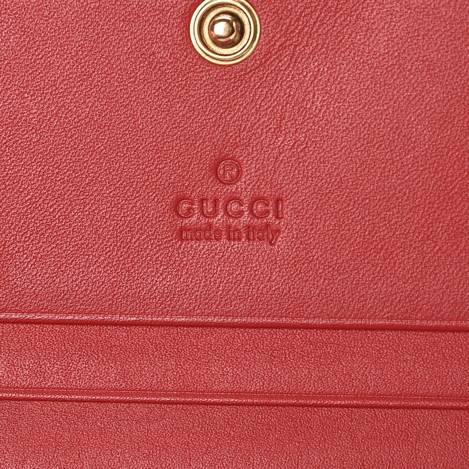 Gucci Calfskin Queen Margaret Card Case Wallet Blue Agata Hibiscus Red Mystic White 6 of 11
