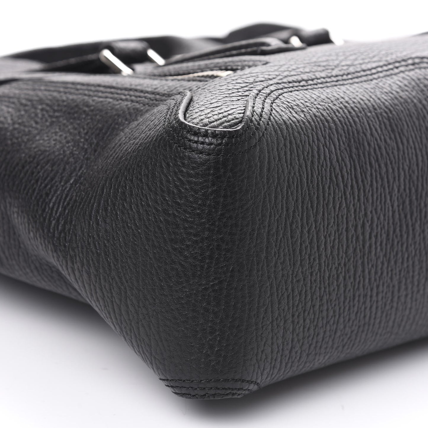 3.1 Textured Calfskin Medium Pashli Satchel Black