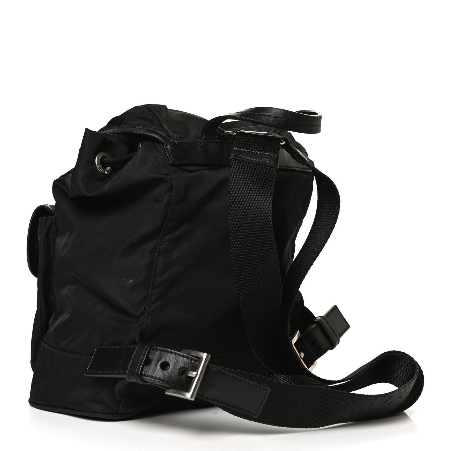 Tessuto Nylon Vitello Backpack Black