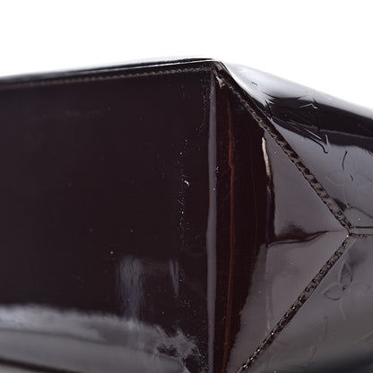 Louis Vuitton Vernis Wilshire PM Amarante 9 of 10