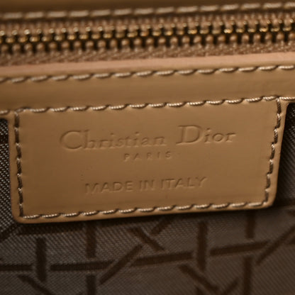 Christian Dior Patent Cannage Large Lady Dior Beige 6 of 11