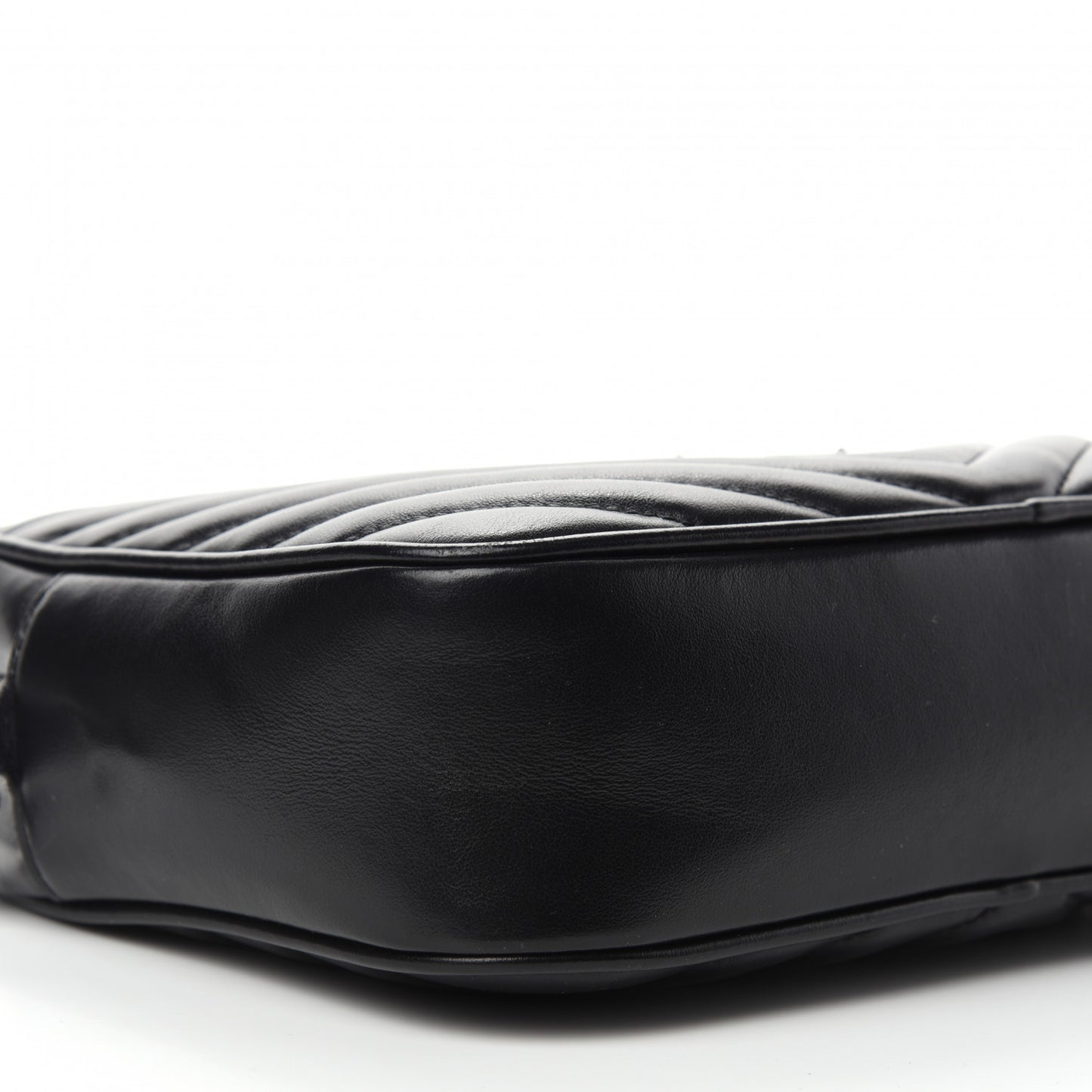 Calfskin Matelasse Monogram Lou Camera Bag Black