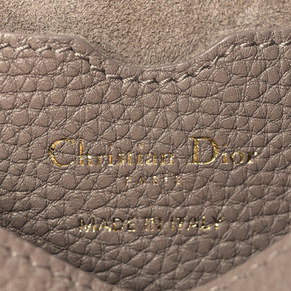 Christian Dior Grained Calfskin Medium Bobby Flap Taupe 6 of 9