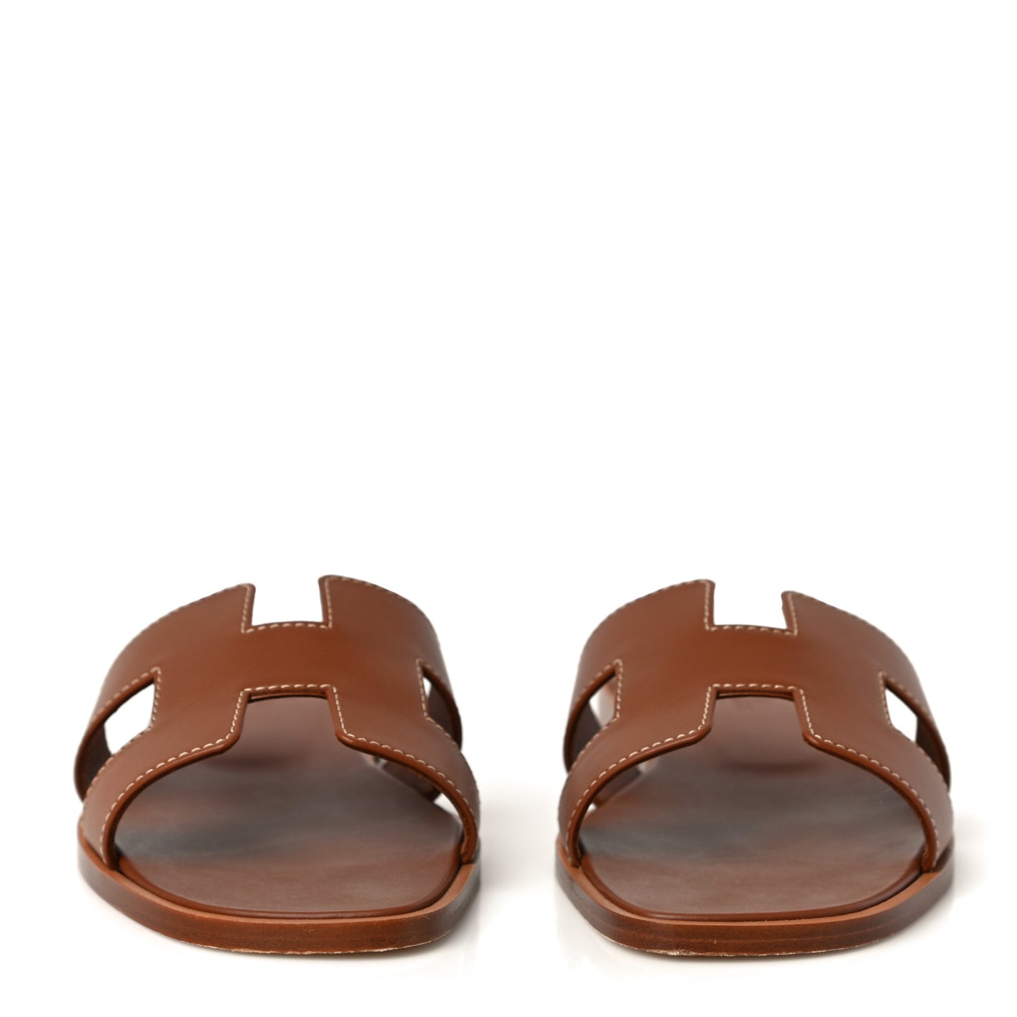 Box Calfskin Oran Sandals 37 Gold
