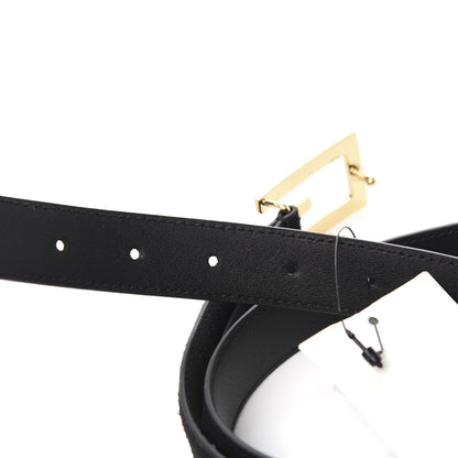 Gucci Suede Icaro G Cube 25mm Belt 85 34 Black 4 of 5