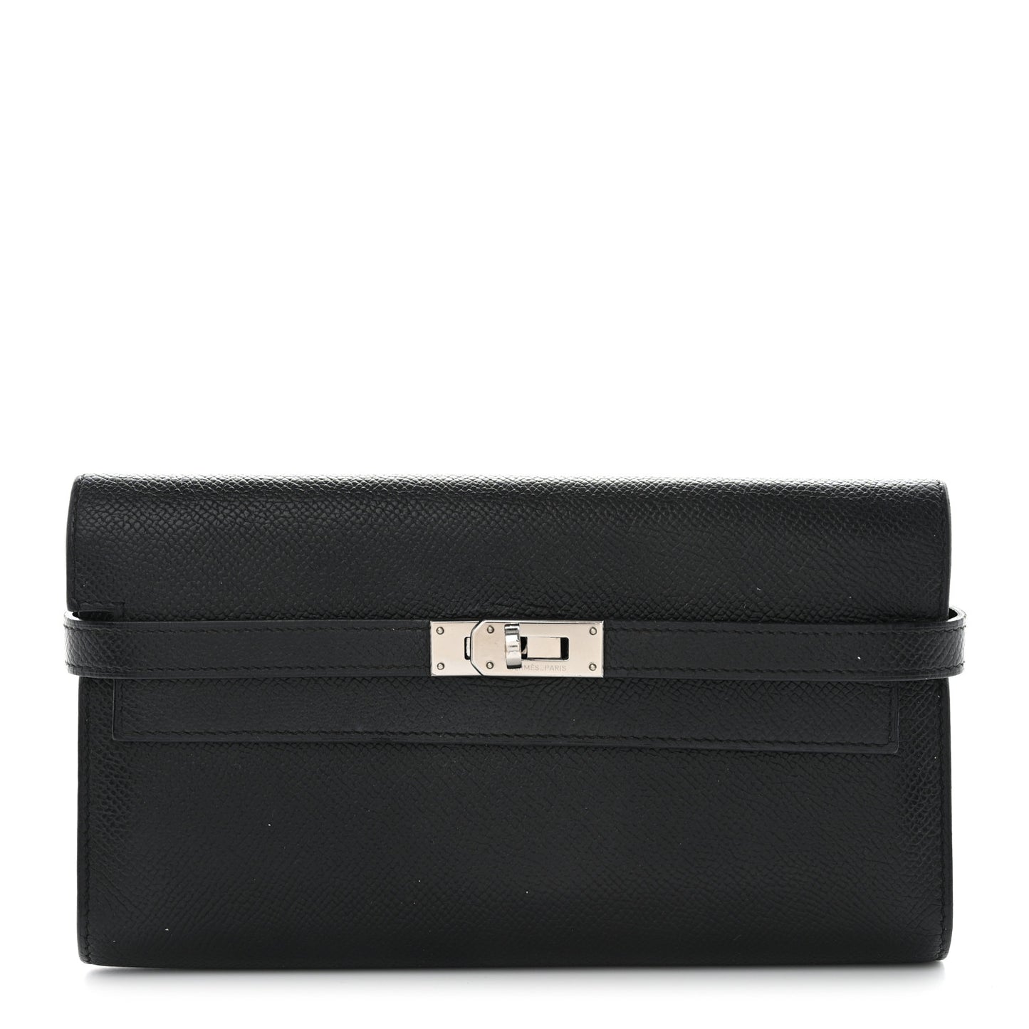 Epsom Kelly Longue Wallet Black