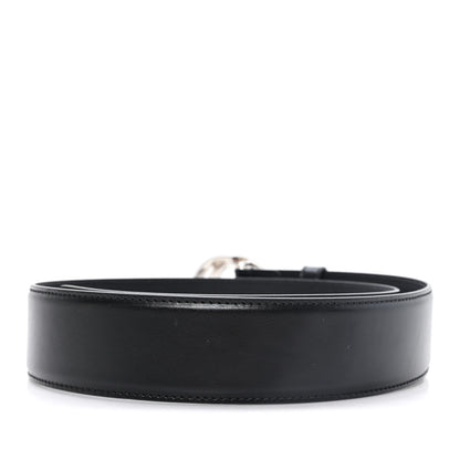 Gucci Plutone Calfskin Interlocking G 40mm Belt 80 32 Black 2 of 4