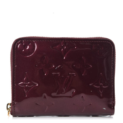 Louis Vuitton Vernis Zippy Coin Purse Wallet Rouge Fauviste 1 of 7