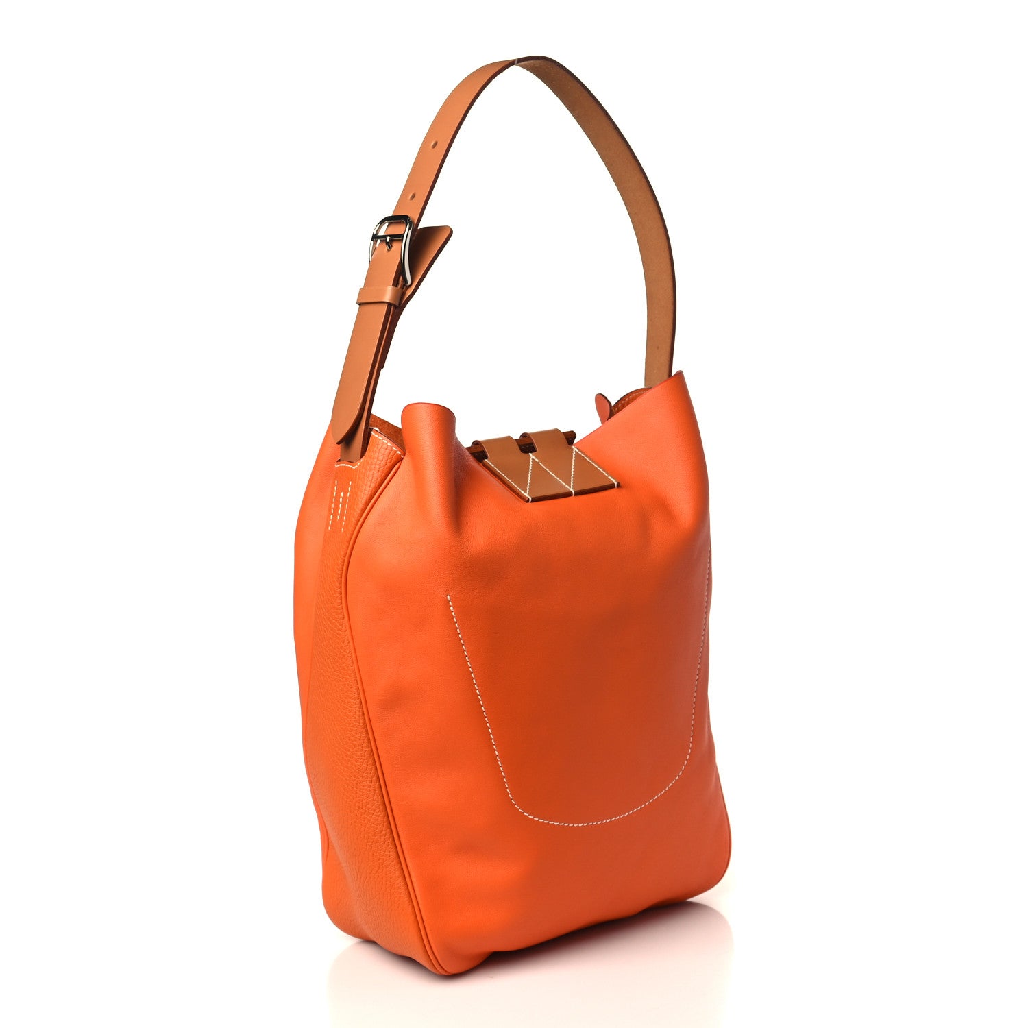 Hermes Swift Taurillon Clemence Vache Hunter Virevolte 29 Orange 3 of 9
