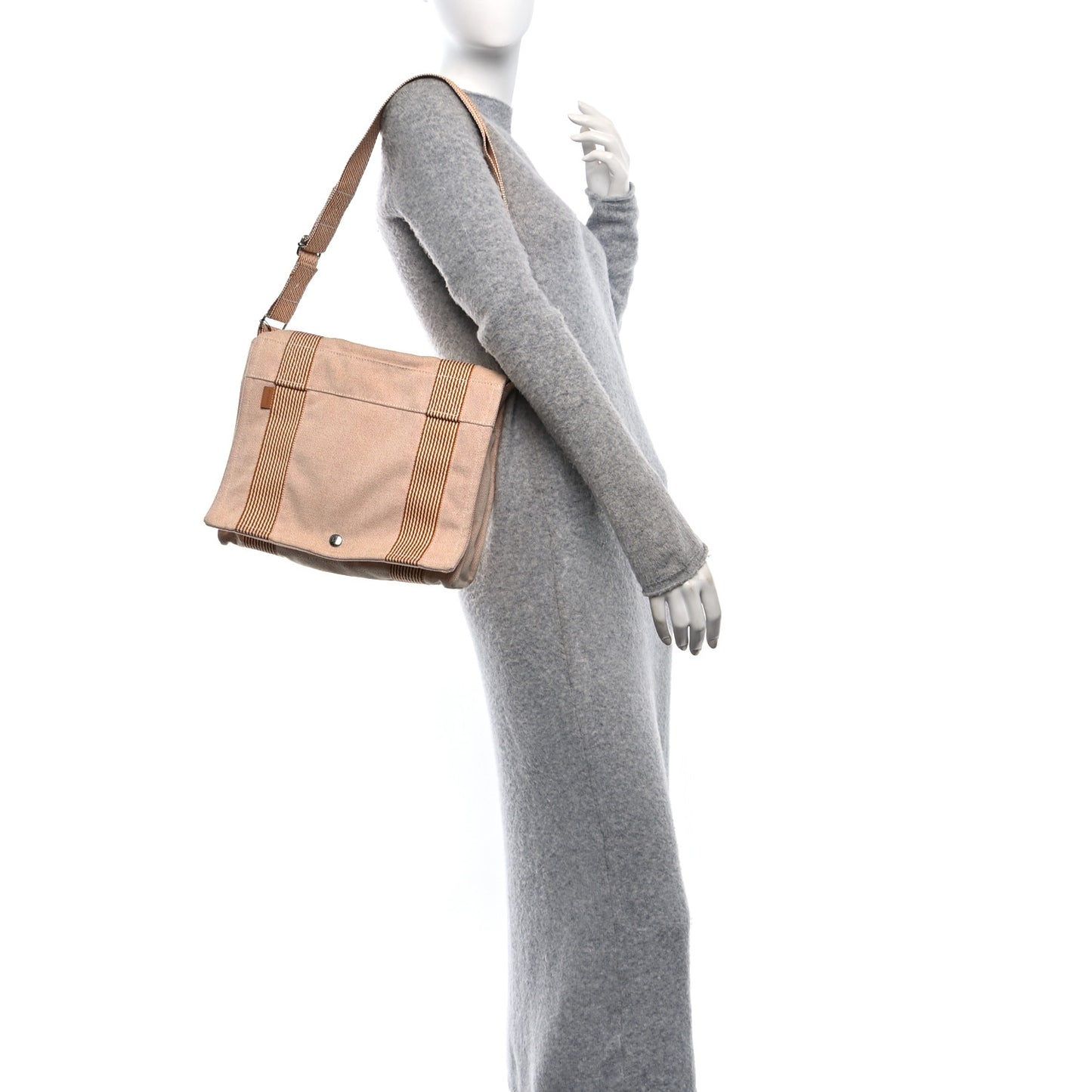 Canvas Herline Messenger Bag Orange