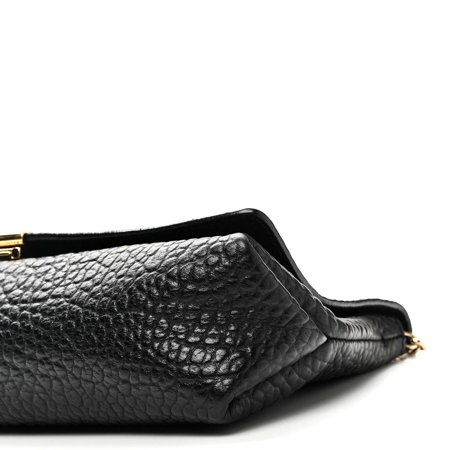 Signature Grain Medium Mildenhall Crossbody Bag Black