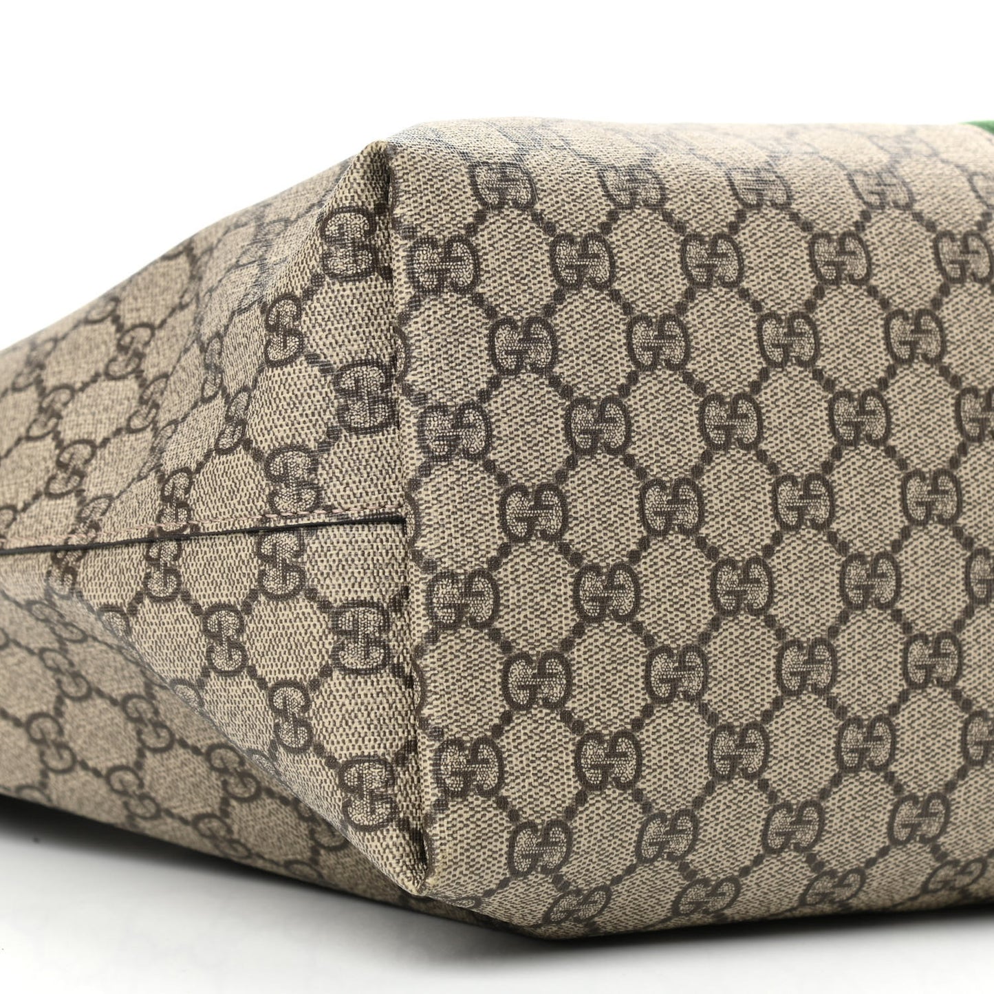 GG Supreme Monogram Medium Ophidia Shopping Tote Brown