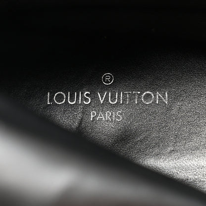 Louis Vuitton Calfskin Monogram Discovery Flat Ankle Boots 41 Black 7 of 12