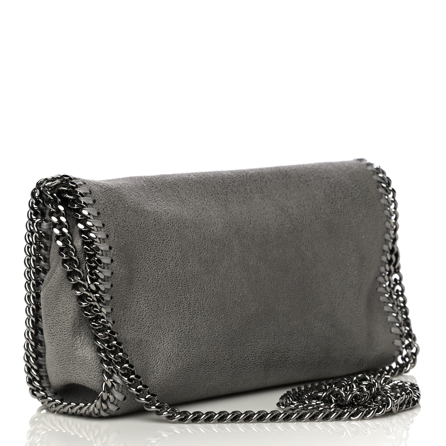 Shaggy Deer Falabella Crossbody Bag Light Grey