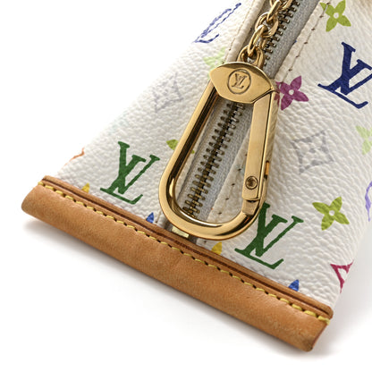 Louis Vuitton Monogram Multicolor Berlingot Coin Purse White 8 of 11