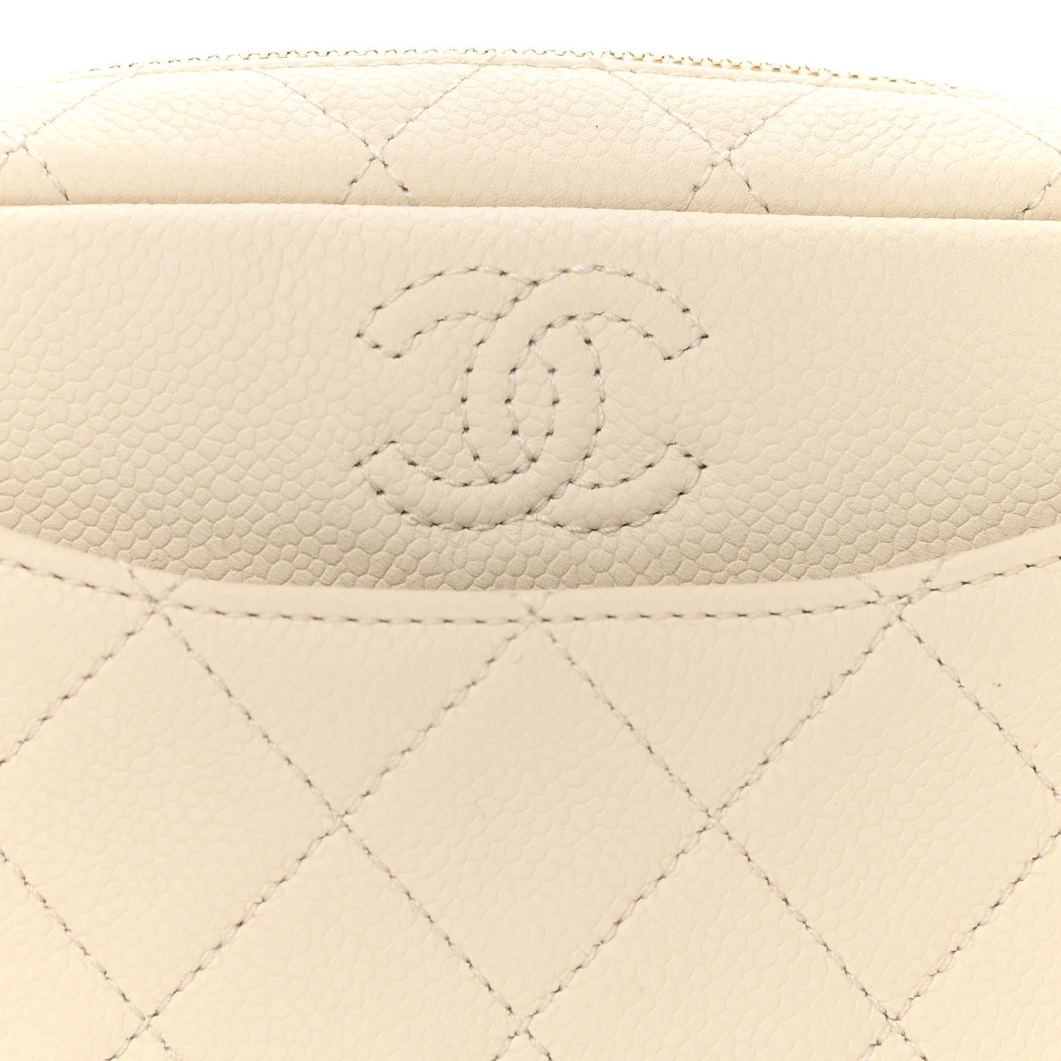 Chanel Caviar Quilted Mini Coco Tassel Camera Case White 8 of 11