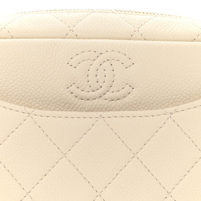 Chanel Caviar Quilted Mini Coco Tassel Camera Case White 8 of 11