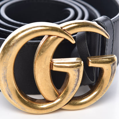 Gucci Calfskin Double G 40mm Belt 85 34 Black 7 of 7