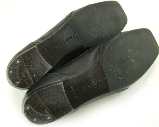 Bottega Veneta Leather Wing Tip Flats 35 Nero 4 of 7