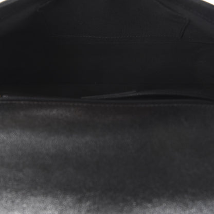 Chanel Caviar Chevron Quilted New Medium Boy Flap Black 5 of 10