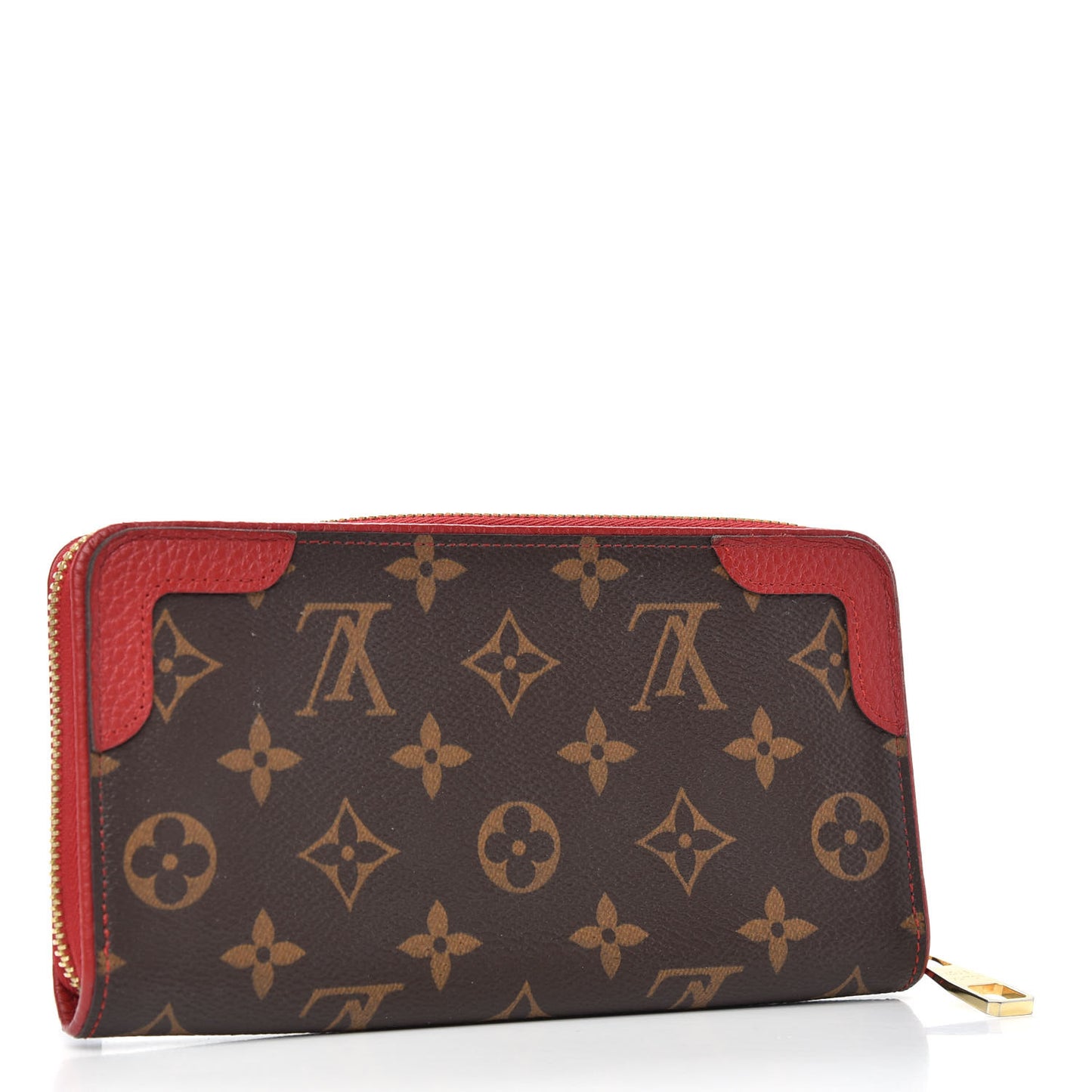 Monogram Retiro Zippy Wallet Cherry