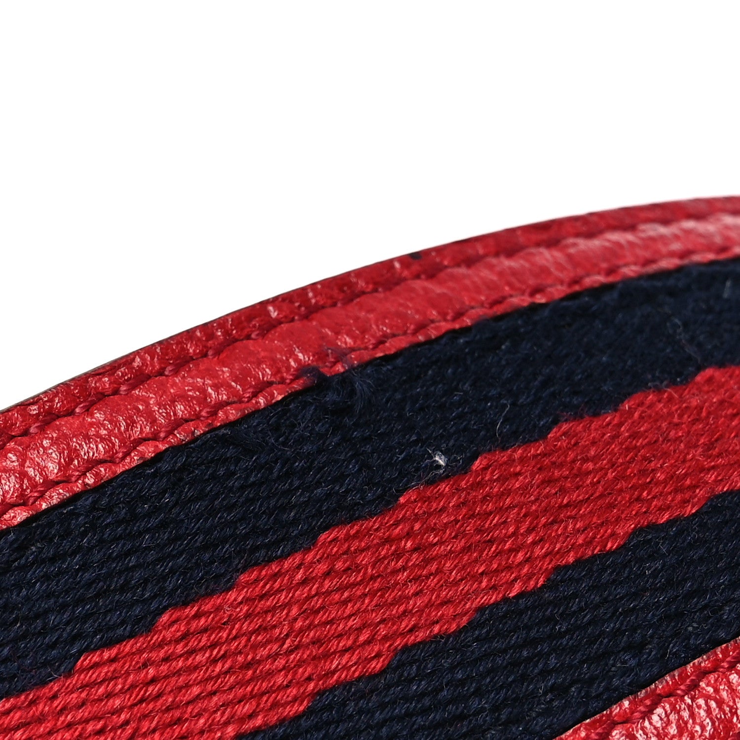 Gucci Calfskin Web Interlocking G Belt 90 36 Red 6 of 8