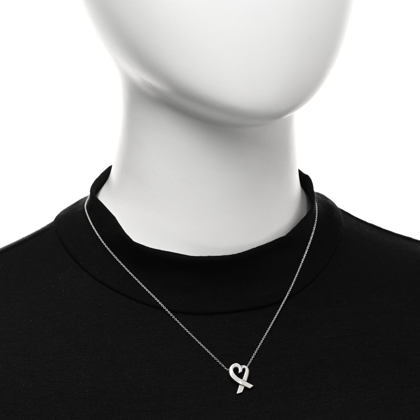 Sterling Silver Paloma Picasso Loving Heart Pendant Necklace